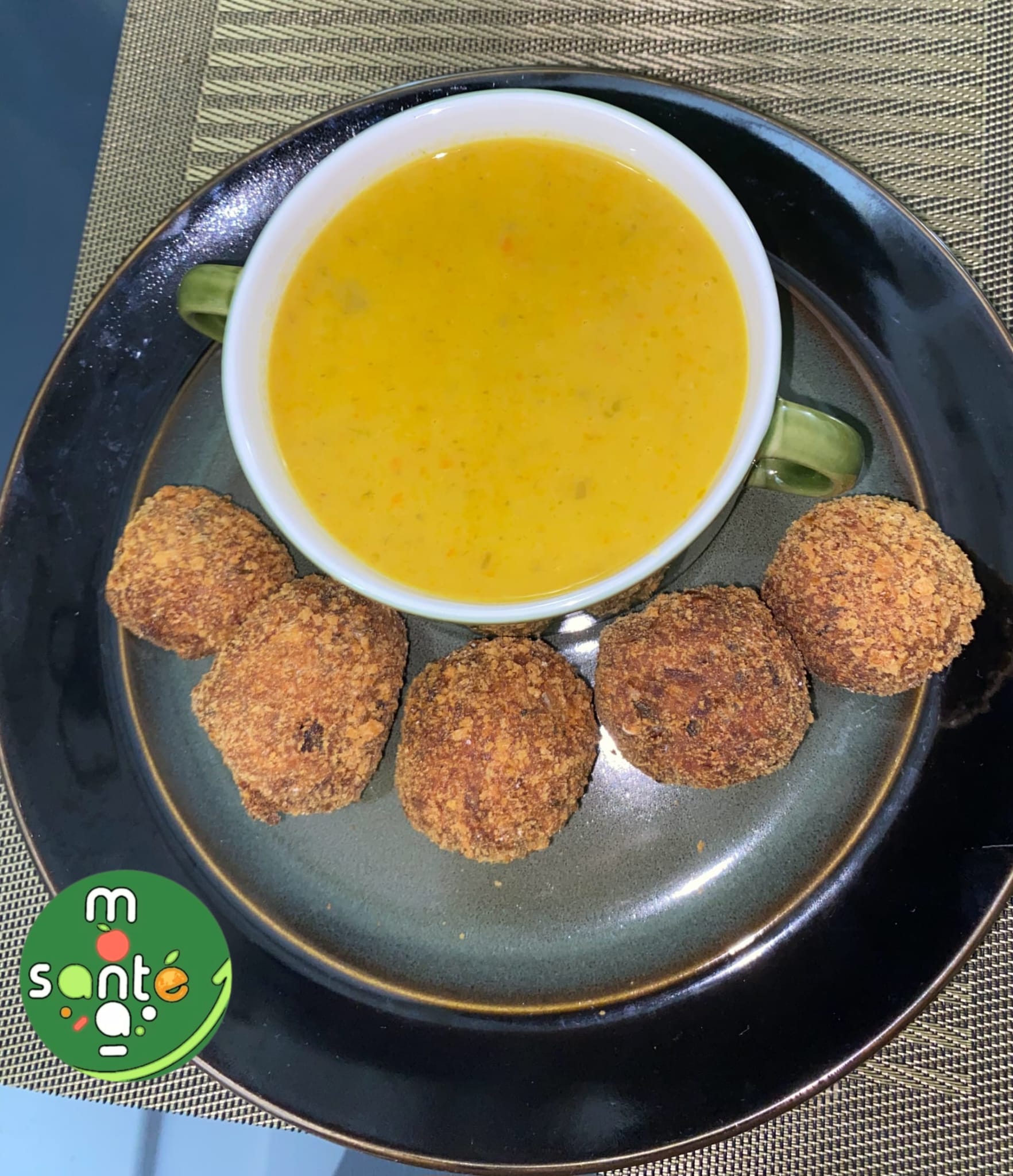 Exemple de repas équilibré préparé par un participant MONASANTE